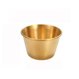 Stainless Steel Tortilla Salad Tomato Sauce Cup, Specification： 304 Small, 304 Small, 201 Medium, 201 Large, 304 Large, 304 Small (Gold), 304 Small (Rose Gold), 304 Small (Colorful)