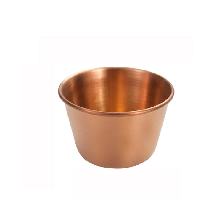 Stainless Steel Tortilla Salad Tomato Sauce Cup, Specification： 304 Small, 304 Small, 201 Medium, 201 Large, 304 Large, 304 Small (Gold), 304 Small (Rose Gold), 304 Small (Colorful)