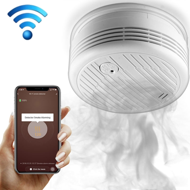 TY-SMK-07 Smart Home WiFi Smoke Detector Default Title