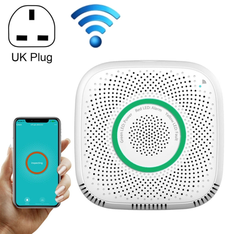 TY-GSA-87 Smart Home WIFI Gas Detector, EU Plug, US Plug, UK Plug UK Plug