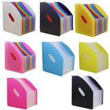 Standing Organ Clip Student Test Paper Storage Clip, Black Surface (Rainbow Inner Page), White Surface (Rainbow Inner Page), Blue Surface(White Inner Page), Red Surface (White Inner Page), Yellow Surface (White Inner Page)                              ...