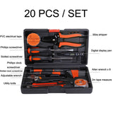 JT-20 Household Combination Hardware Manual Tool Box, 20 PCS / Set