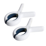 Household Plastic Windproof Sheet Fixed Clothespin Hanger Clip, 3 PCS Yellow, 3 PCS Blue, 2 PCS Large Yellow, 2 PCS Large Blue