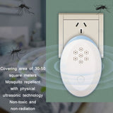 Ultrasonic Mosquito Rat Repellent Night Light, Specification:, US Plug, UK Plug, EU Plug