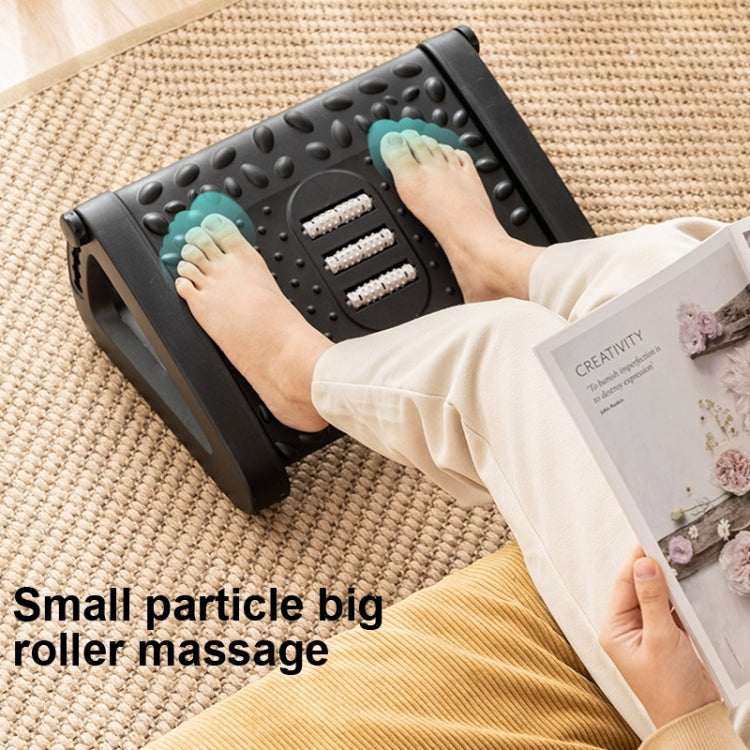 Office Computer Set Up Foot Stool Foot Massage Pedal, Black, White, Bean Color