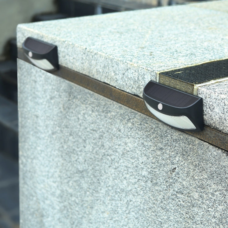 8 LEDs Infrared Induction Solar Garden Wall Light, White Light, Warm Light