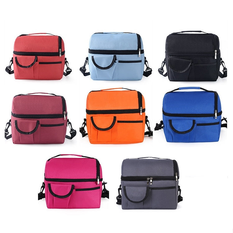 Double Insulation Bag Breast Milk Fresh Bag Bottle Mummy Bag, Mummy Bag(Black), Mummy Bag(Royal Blue), Mummy Bag(Rose Red), Mummy Bag(Red), Mummy Bag(Wine Red), Mummy Bag(Grey)