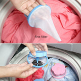 10 PCS C2096 Washing Machine Floating Material Filter Bag, Blue, Pink