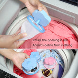 10 PCS C2096 Washing Machine Floating Material Filter Bag, Blue, Pink