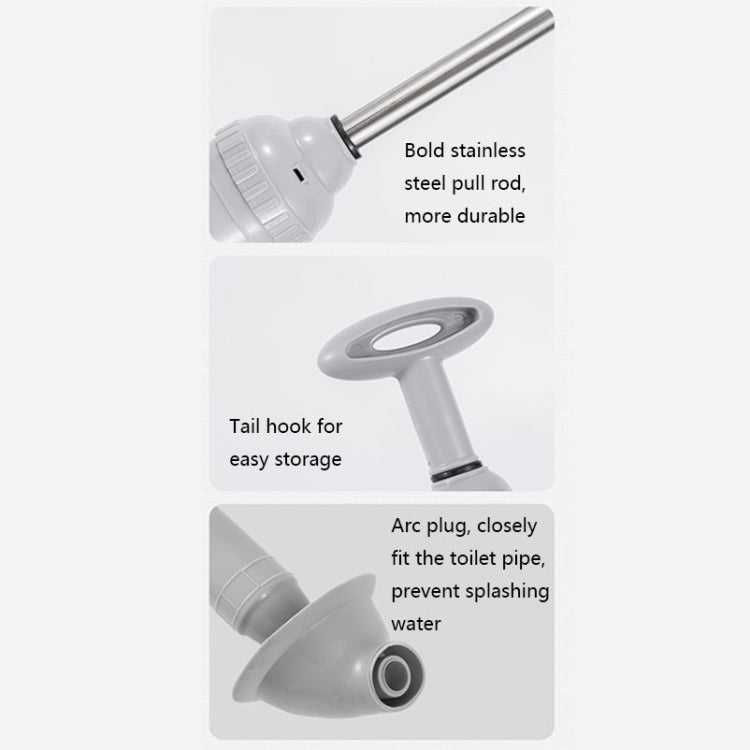 Vacuum High Pressure Toilet Dredge, Style:, Arc (Red), Arc (Gray White)