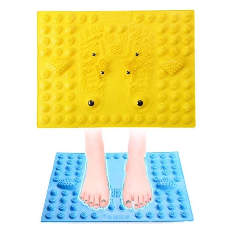 Fitness Toe Pressing Board Foot Magnetic Therapy Massage Pad, Blue, Green, Yellow, Red