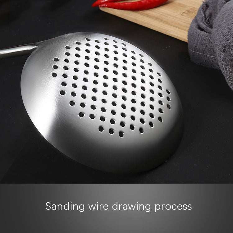 304 Stainless Steel Wooden Handle Kitchenware Kitchen Equipment, Style:, Fried Spatula, Soup Spoon, Slotted Spoon, Slotted Shovel, Noodle Scoop, Rice Spoon