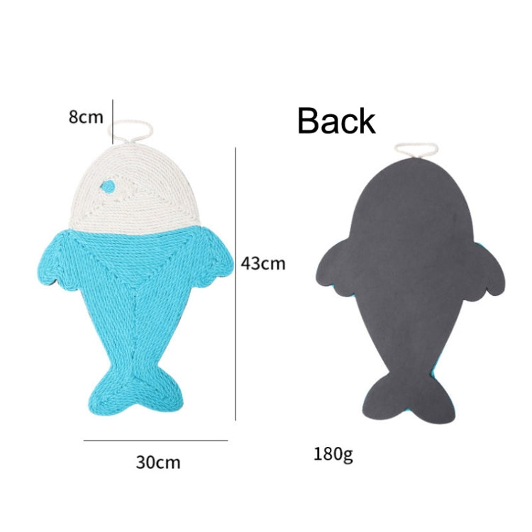 Non-slip and Moisture-proof Scratch Resistant Sisal Cat Scratch Pad, Small Fish, Cactus, Avocado