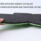 Non-slip and Moisture-proof Scratch Resistant Sisal Cat Scratch Pad, Small Fish, Cactus, Avocado