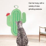 Non-slip and Moisture-proof Scratch Resistant Sisal Cat Scratch Pad, Small Fish, Cactus, Avocado