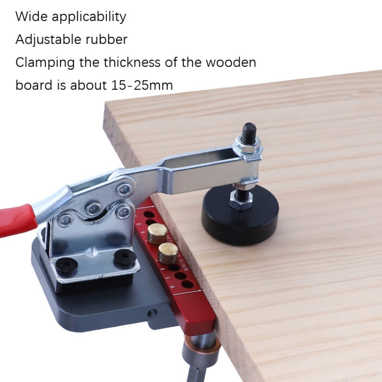 35mm Hinge Open Hole Cabinet Door Plate Hinge Packed Locator, 6 PCS / Set Hinge Open Hole