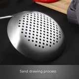 304 Stainless Steel Kitchen Equipment Thickened Hollow Handle Cooking Tool, Style:, Spatula, Soup Spoon, Slotted Spoon, Slotted Shovel