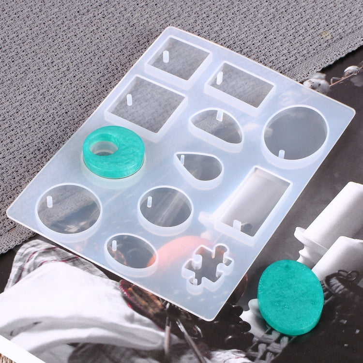 129 In 1 Time Gem Necklace Pendant Crystal Epoxy Resin Silicone Mold Set, Necklace Mold Set