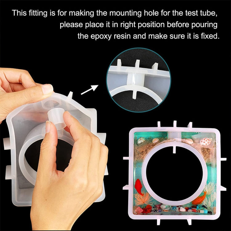 DIY Vase Epoxy Mould Simple Vase Make Tool, Rectangle, Irregular Circle, Heart Shaped