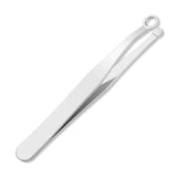 2 PCS Stainless Steel Nose Hair Clip Round Ring Nose Hair Trimmer, Nose Hair Clip+Yellow Case