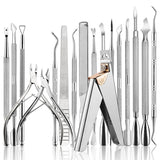 Stainless Steel Double Head Dead Skin Scissors Set, Set B, Set C, Set D, Set F
