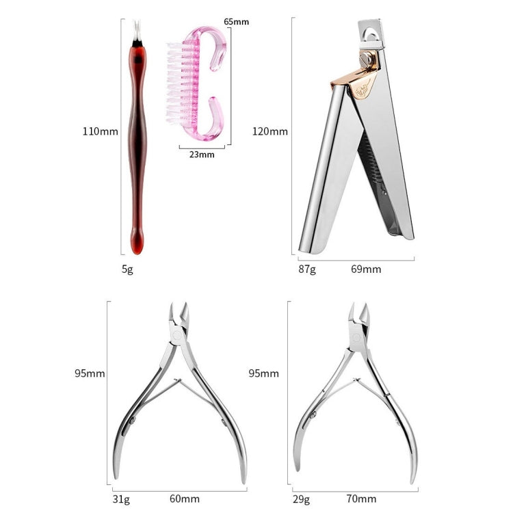 Stainless Steel Double Head Dead Skin Scissors Set, Set B, Set C, Set D, Set F