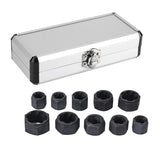 10 PCS / Set Nut Extractor Screw Removal Tool Break Wire Bolt Extractor, High, Short Short