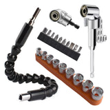 22 PCS / Set Screwdriver Corner Universal Soft Shaft Hex Handle Batch Combination Tool, 22 PCS / Set Shaft Hex 22 PCS Set Shaft Hex