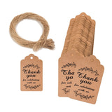100pcs /Pack Kraft Paper Gift Tag With 20m Hemp Rope, L-01, L-02, L-03, L-04, L-05, L-06, L-07, L-08, L-09, L-10, L-11, L-12, L-13, L-14 L-13