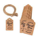 100pcs /Pack Kraft Paper Gift Tag With 20m Hemp Rope, L-01, L-02, L-03, L-04, L-05, L-06, L-07, L-08, L-09, L-10, L-11, L-12, L-13, L-14 L-14