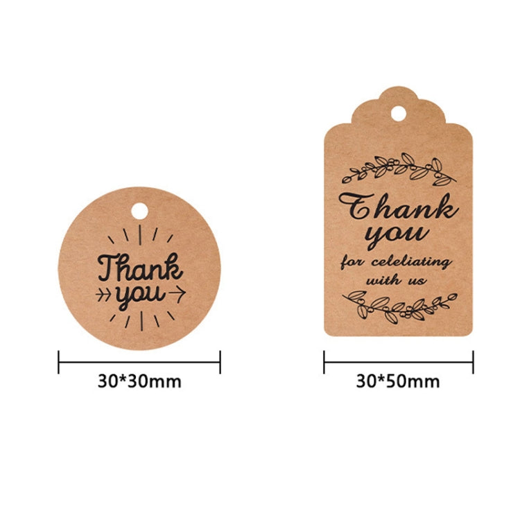 100pcs /Pack Kraft Paper Gift Tag With 20m Hemp Rope, L-01, L-02, L-03, L-04, L-05, L-06, L-07, L-08, L-09, L-10, L-11, L-12, L-13, L-14
