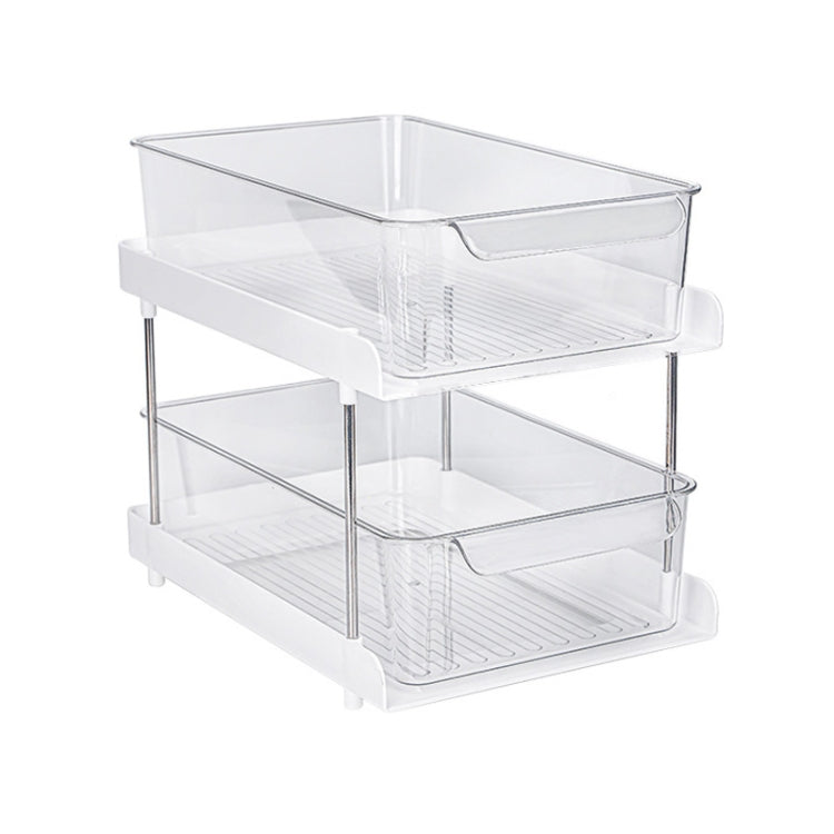 Washbasin Skin Care Products Transparent Storage Rack, Spec:, Double Layers, Three Layers Double Layers