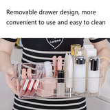 Washbasin Skin Care Products Transparent Storage Rack, Spec:, Double Layers, Three Layers