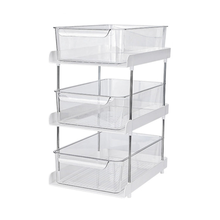 Washbasin Skin Care Products Transparent Storage Rack, Spec:, Double Layers, Three Layers Three Layers