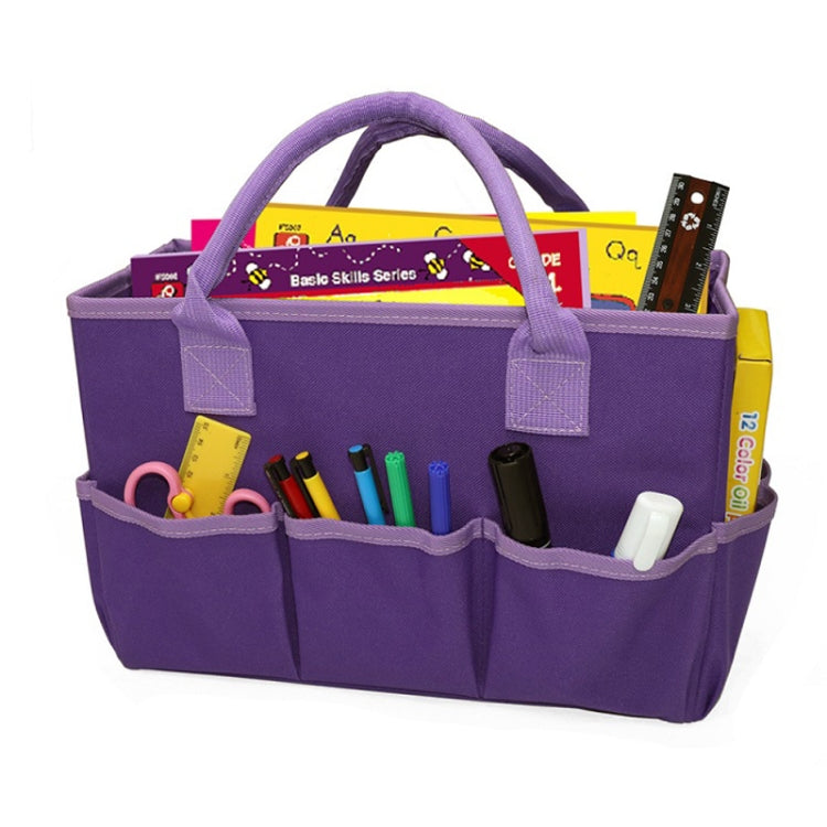 Teacher Stationery Storage Bag Gardening And Pruning Tool Bag, Blue, Purple, Black, Plum Red Purple