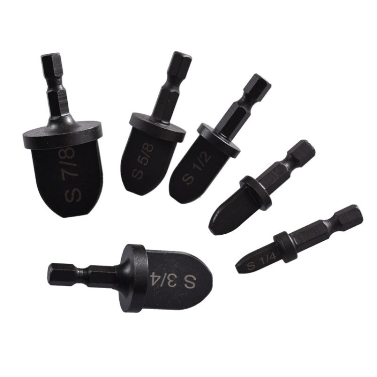 Metal Reamer Hex Shank Electric Expander, 6 PCS / Set