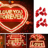 50pcs /Pack Simulation Rose Wedding Home Decoration Petals