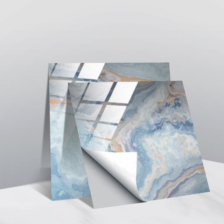 PVC Crystal Covered Film Geometric Pattern Tile Wall Sticker, 20 PCS 10cm