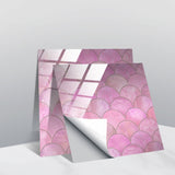 PVC Crystal Covered Film Geometric Pattern Tile Wall Sticker, 20 PCS 10cm