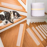 15 PCS PEVA Rubber Non-marking Step Non-slip Tape,Size:, 10 x 60cm, 10 x 81cm, 15 x 61cm, 15 x 76cm, 15 x 81cm