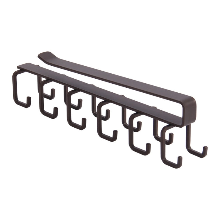 Hole-free Hanging Cup Holder Clip-type Double-row Hook Frame, Clip-type Hook Frame
