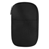OMOUBOI Outdoor Travel Storage Bag Multi-Function Passport Package, Black, Red, Dark Blue, Gray White, Olive