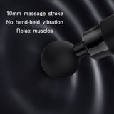 PS818 Variable Speed Vibrating Mini Muscle Fascia Relax Massager, 12 Gear (Gray), 12 Gear (Green), 12 Gear (Pink)
