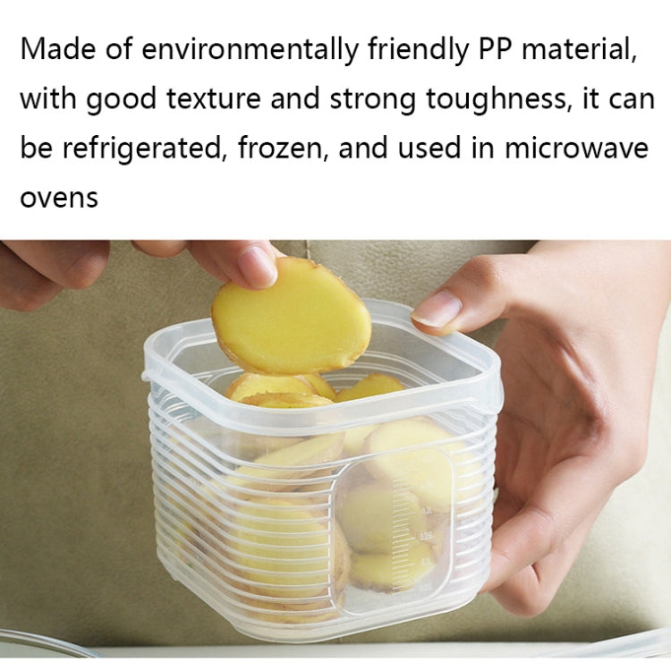 A2958 Chopped Onion Garlic Refrigerator Preservation Box with Lid, Small, 6-pieces / Sets