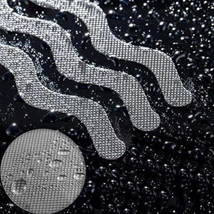 24pcs /Bag Wavy Shaped Safety Bathtub Non-Slip Sticker, 1.3 x 18cm