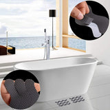 24pcs /Bag Wavy Shaped Safety Bathtub Non-Slip Sticker, 1.3 x 18cm