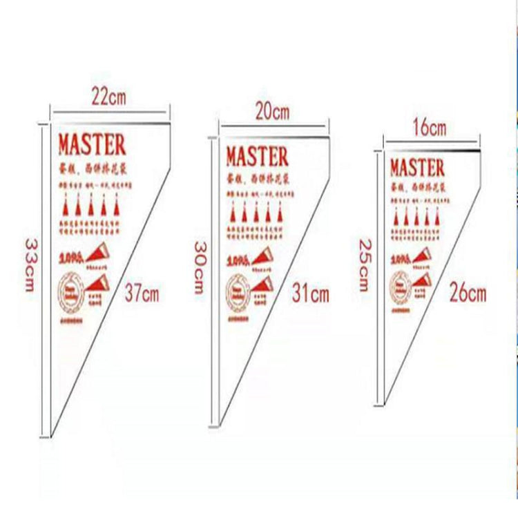 3 in 1 Thickened Disposable Cake Cream Piping Bag