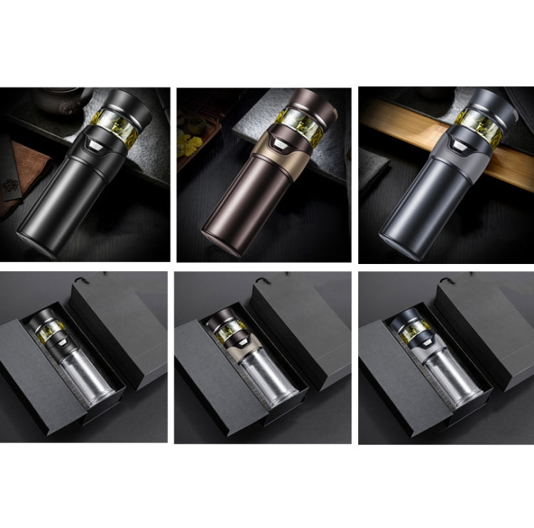 101-500ML Insulation Cup Tea Water Separation Tea Cup,Style:, Stainless Steel Black, Stainless Steel Coffee, Stainless Steel Gray, Black+Gift Box, Coffee+Gift Box, Gray+Gift Box, Glass Black+Gift Box, Glass Coffee+Gift Box, Glass Gray+Gift Box      ...