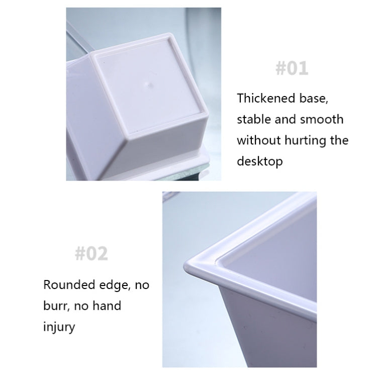 2 PCS Geometric Snack Plate, Small Quartet (White), Small Quartet (Transparent), Big Quartet (White), Big Quartet (Transparent), Hexagonal (Transparent), Quadrilateral (Transparent), Rectangular (Transparent)