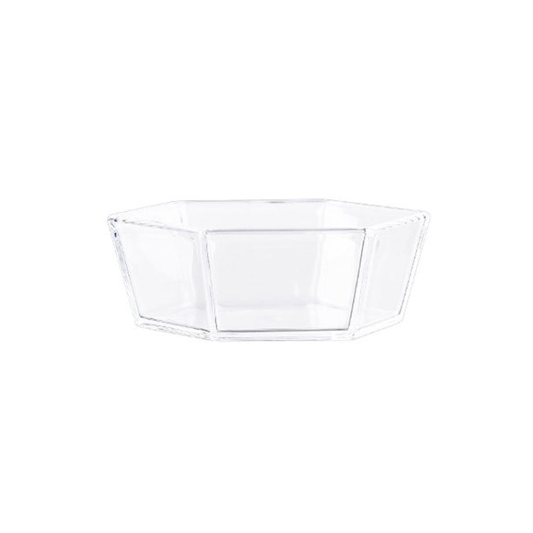 2 PCS Geometric Snack Plate, Small Quartet (White), Small Quartet (Transparent), Big Quartet (White), Big Quartet (Transparent), Hexagonal (Transparent), Quadrilateral (Transparent), Rectangular (Transparent) Hexagonal (Transparent)